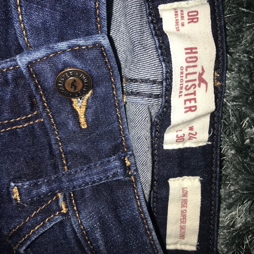 Dark blue hollister jeans